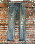 EVISU SASHIKO PATCH DENIM 'VINTAGE BLUE'