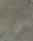 GUCCI ARABESQUE GG CHARM NECKLACE ‘SILVER’
