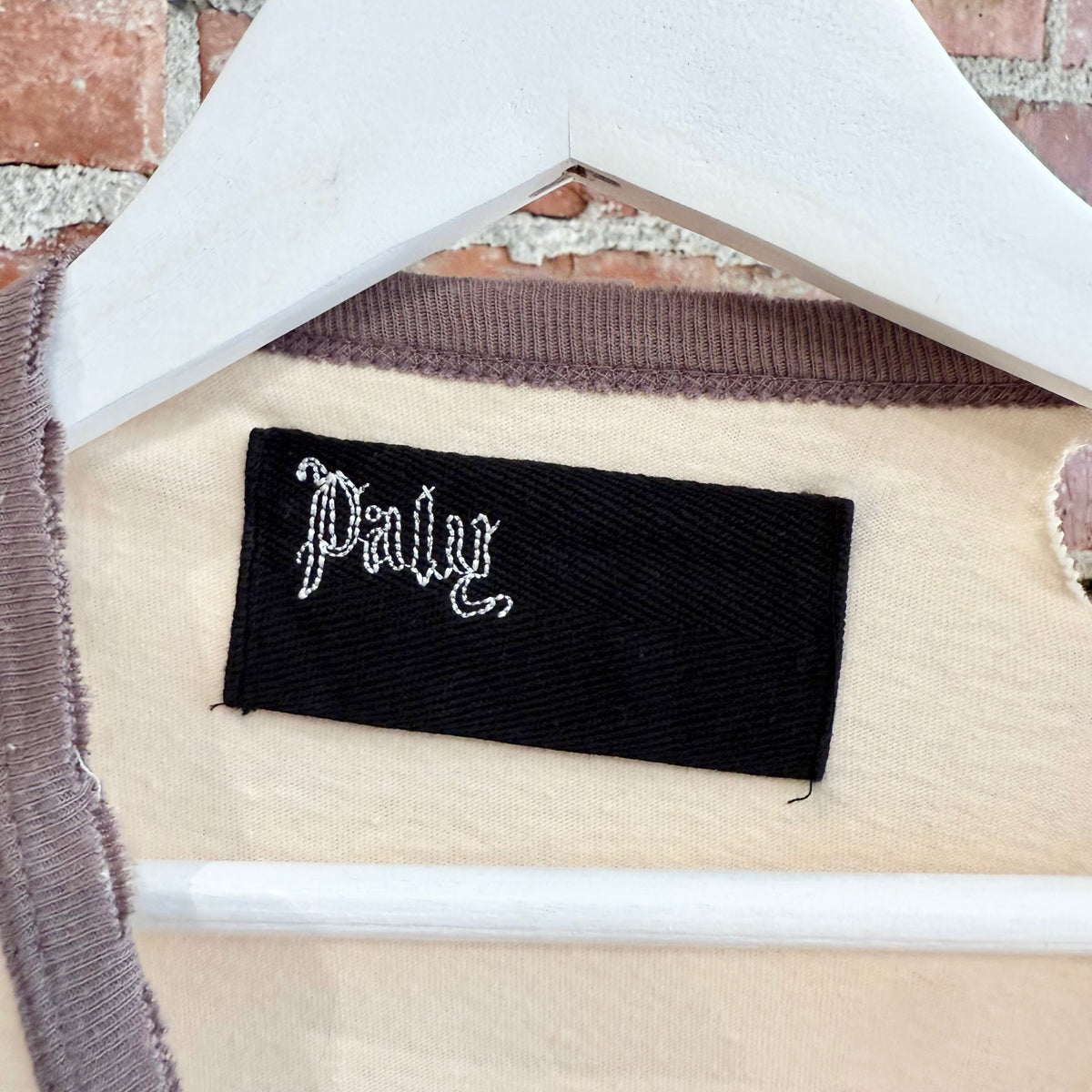 PALY HOLLYWOOD SS26 CHELSEAY HOTEL TEE ‘CREAM/BROWN’