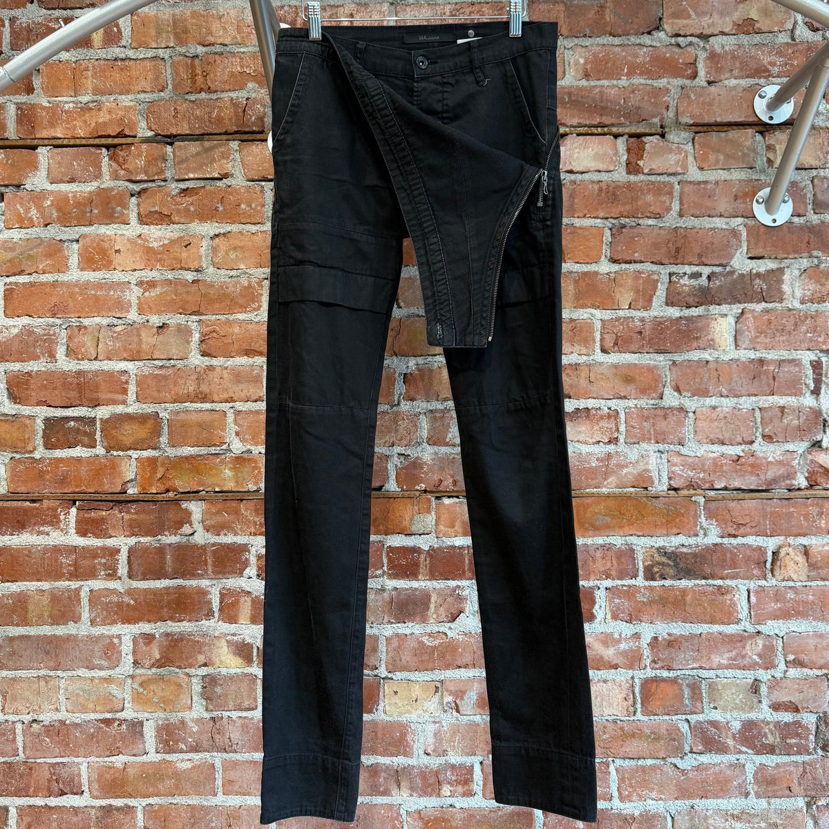 MA_JULIUS AIRCUT DOUBLE LAYER COTTON DENIM ‘BLACK’