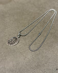 CHROME HEARTS ANGEL OVAL MEDALLION NECKLACE ‘SILVER’