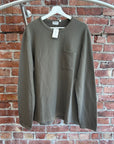 HELMUT LANG 1999 VINTAGE MILITARY CREWNECK ‘OLIVE’