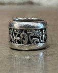CHROME HEARTS WIDE CELTIC BAND RING 'SILVER'