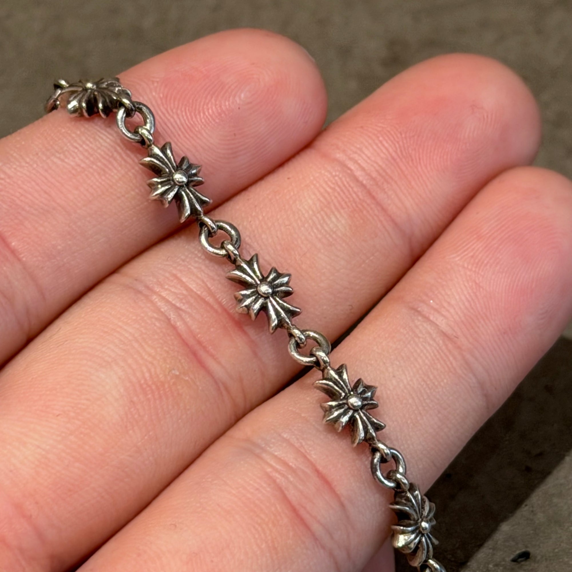 CHROME HEARTS TINY-E 13-LINK BRACELET