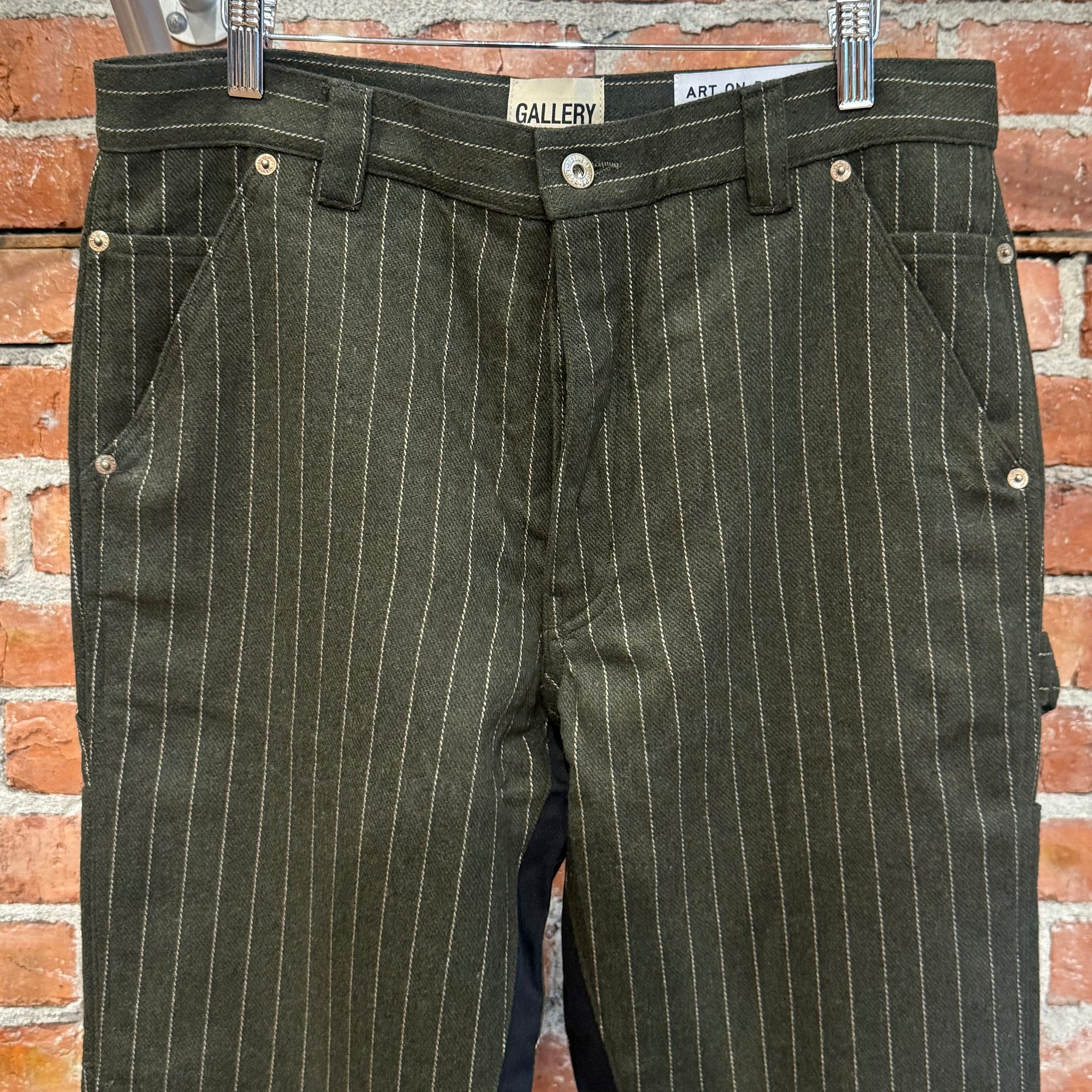 GALLERY DEPT. BUSINESS CARPENTER FLARE PANTS ‘FOREST’