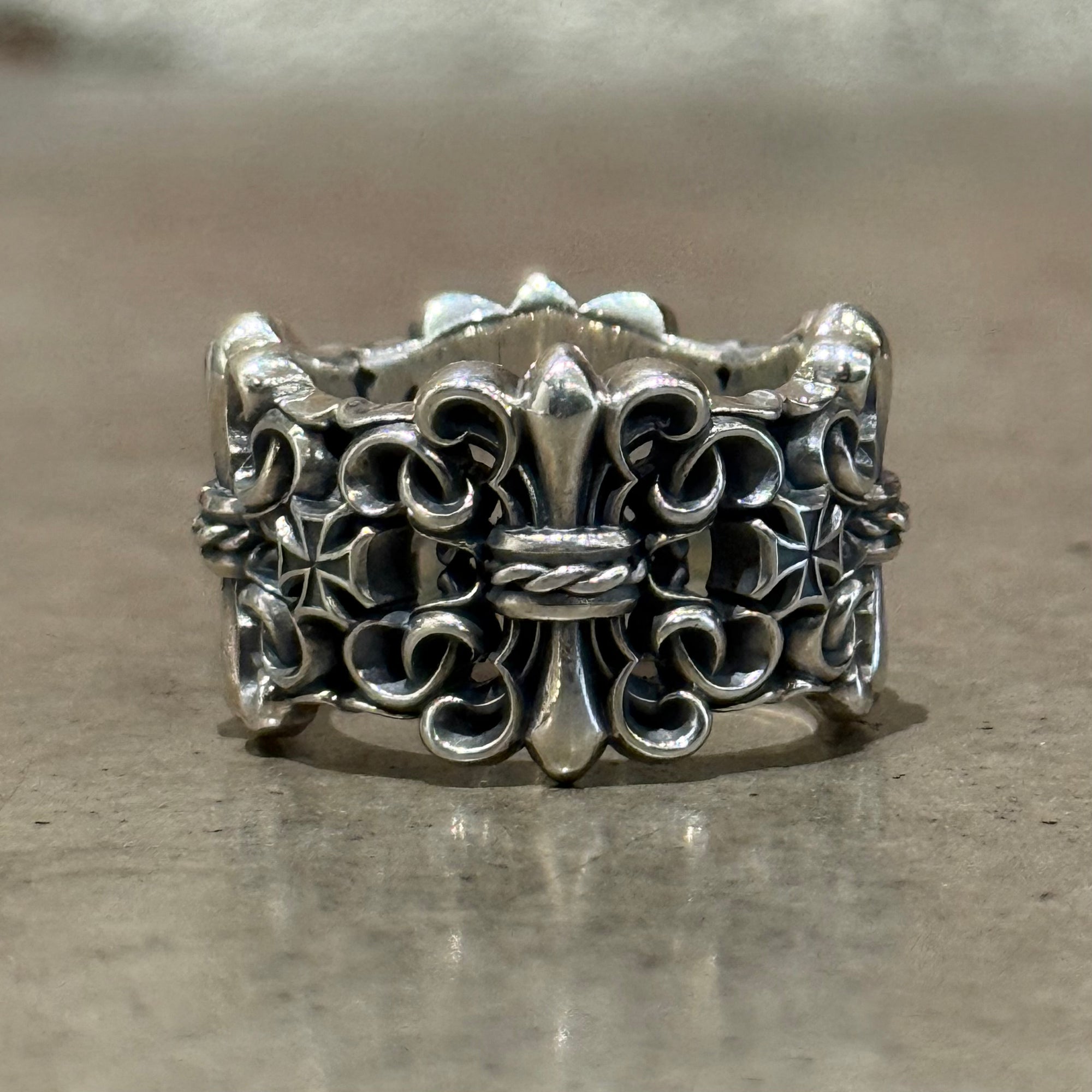 DEAL DESIGN FULL GATE RING 'SILVER'
