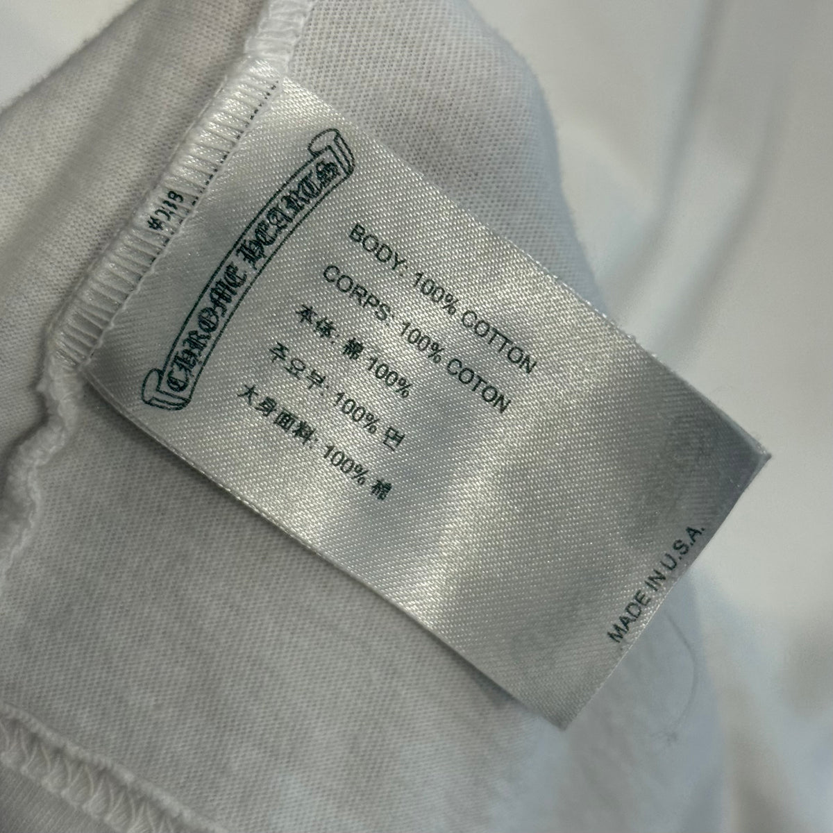 CHROME HEARTS MIAMI EXCLUSIVE HORSESHOE TEE ‘WHITE’