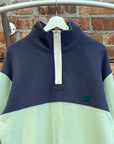 ACNE STUDIOS OVERSIZED FLINT FLAG QUARTER ZIP RUGBY ‘MULTI’