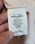 SAINT LAURENT SS17 MINI LOGO CREWNECK ‘CREAM’