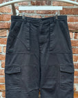 ACNE STUDIOS TWILL TROUSER CARGO PANTS ‘BLACK’