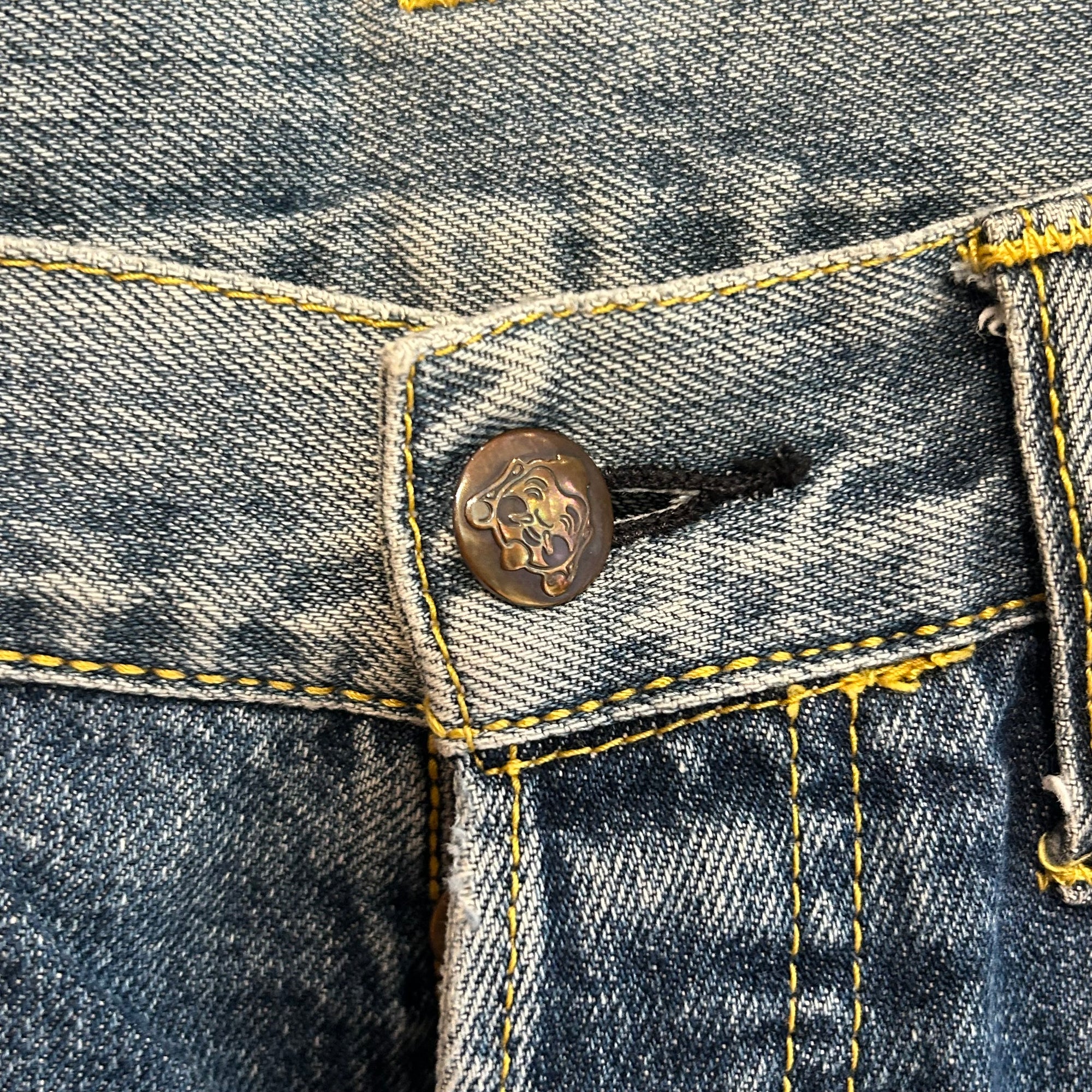 EVISU FADED OSAKA DENIM 'VINTAGE BLUE'