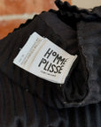 ISSEY MIYAKE HOMME PLISSE PLEATED TRUCKER JACKET 'BLACK'