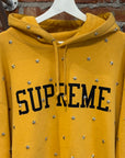 SUPREME FW25 STAR STUDDED HOODIE ‘YELLOW’
