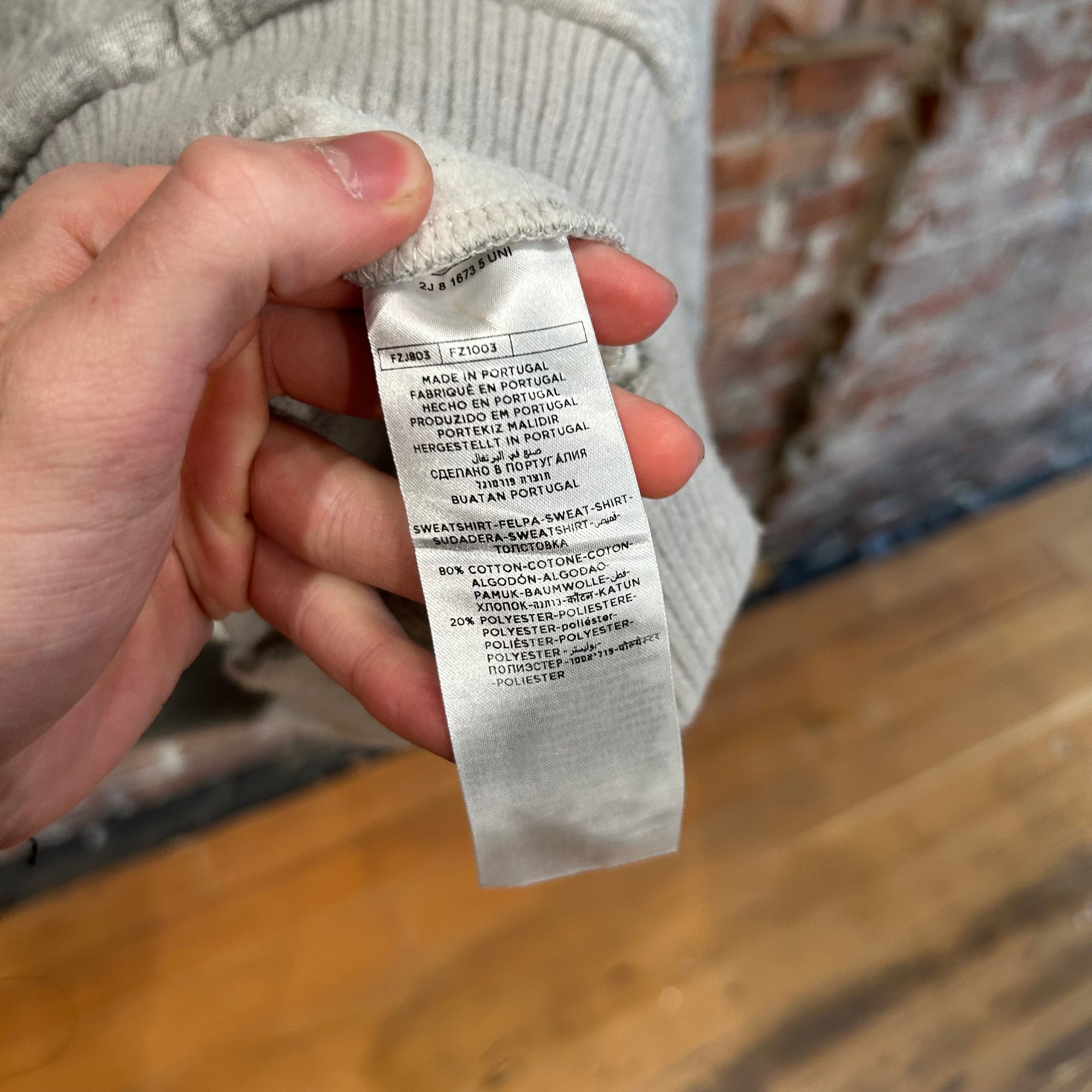 FEAR OF GOD X ZEGNA FW20 CREWNECK ‘GRAY’