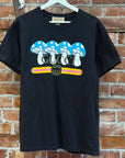 GUCCI DEMNA MUSHROOM LOGO TEE ‘BLACK’
