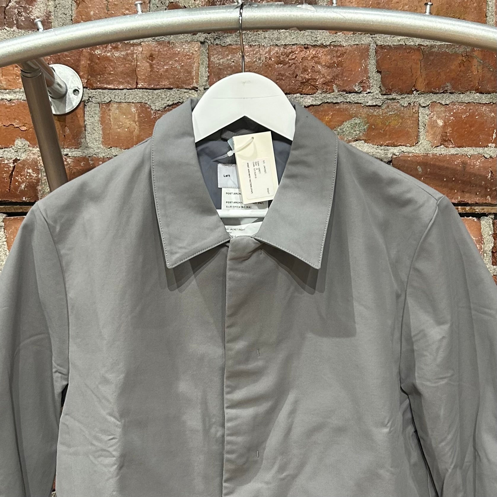 POST ARCHIVE FACTION 5.0 RIGHT JACKET ‘GREY’