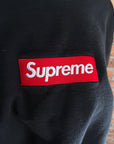 SUPREME FW22 BOX LOGO CREWNECK ‘BLACK/RED’