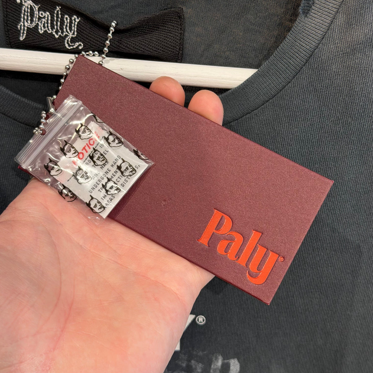 PALY HOLLYWOOD SS26 CORE LOGO TEE ‘BLACK’