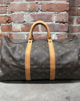 LOUIS VUITTON 1990's MONOGRAM KEEPALL 45 ‘BROWN’