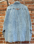 ACNE STUDIOS OVERSIZED DENIM SHIRT JACKET ‘LIGHT WASH’