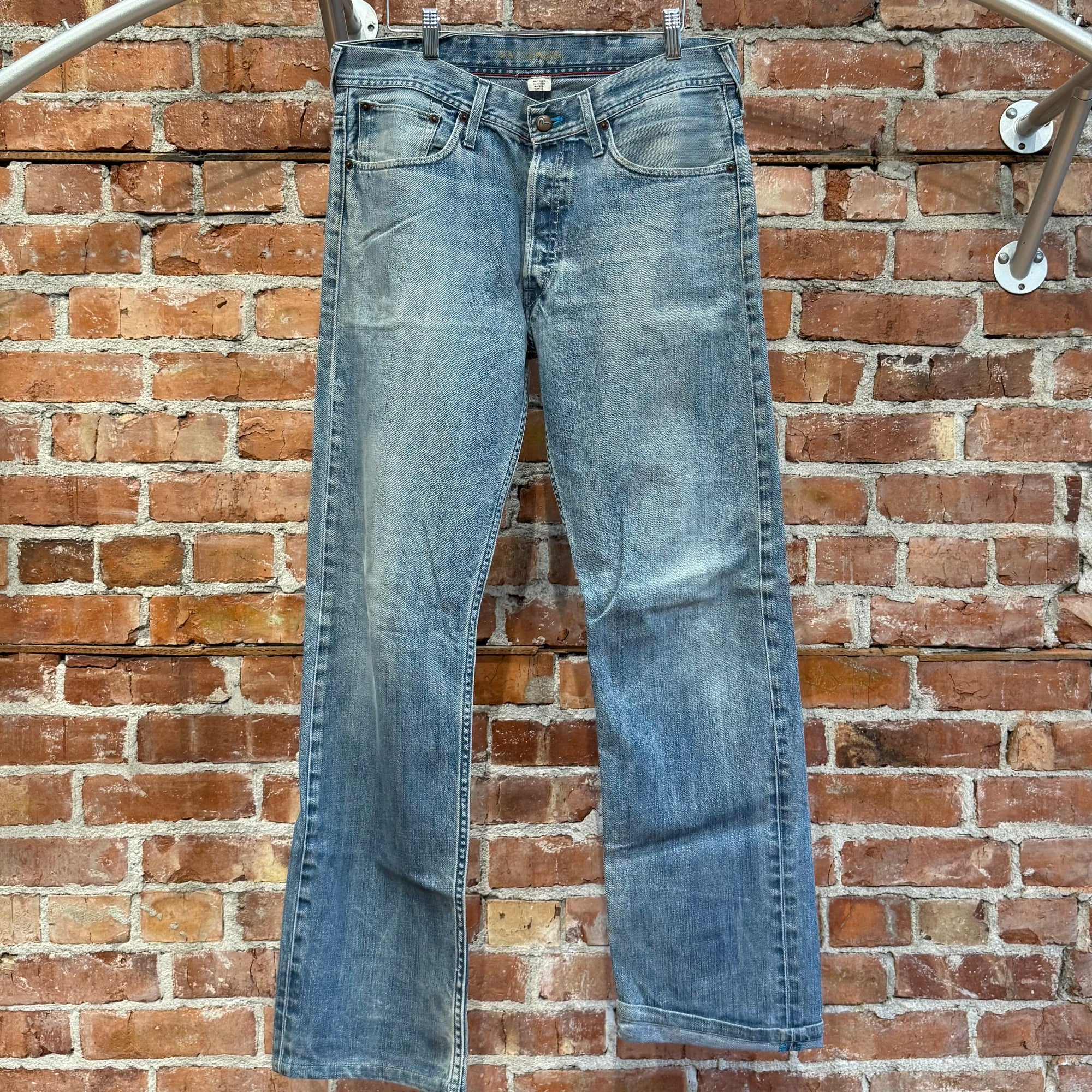 EVISU INTERNATIONAL STITCH GULL DENIM 'VINTAGE BLUE'