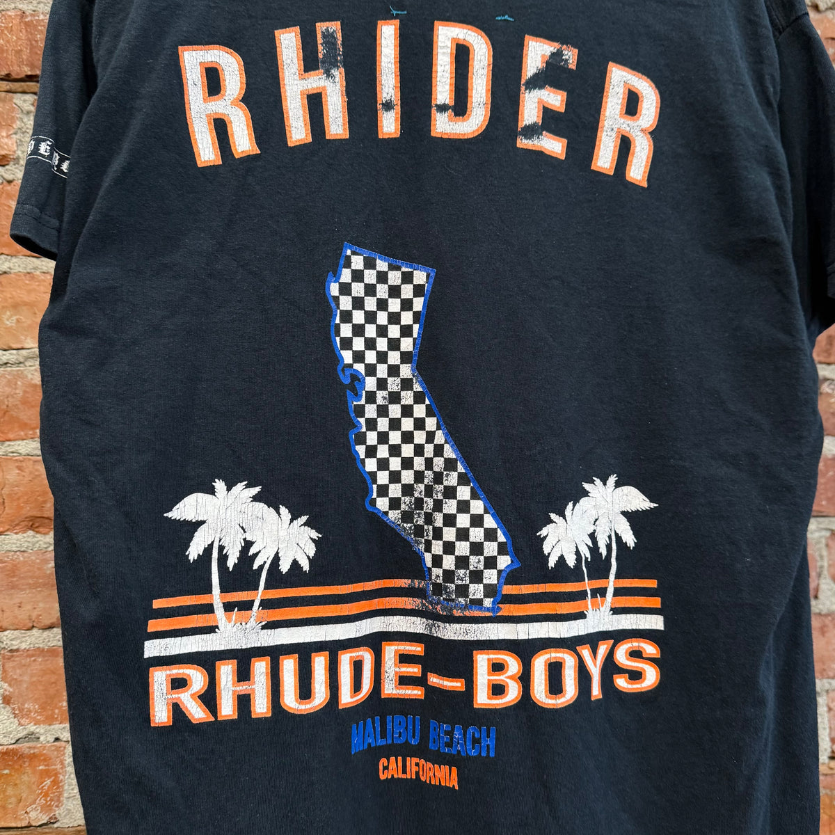 RHUDE EASY RHIDER GRAPHIC TEE ‘BLACK’