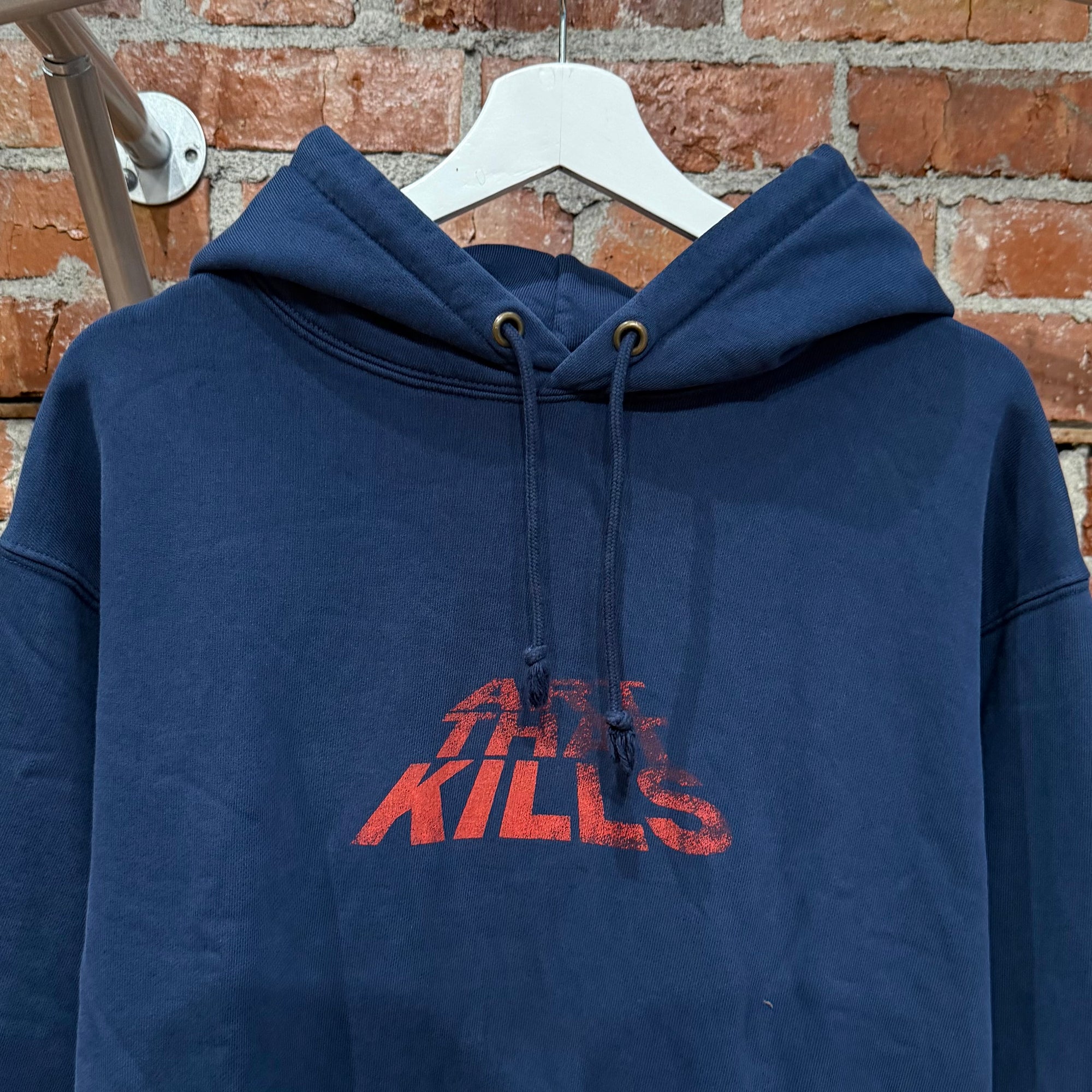 GALLERY DEPT. ATK LOGO HOODIE ‘NAVY’