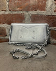 MAISON MARGIELA WALLET ON CHAIN ‘SILVER’