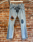 GALLERY DEPT. CULTURE III MIGOS LA FLARE JEANS ‘BLUE’