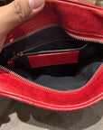 BALENCIAGA SMALL CROSSBODY CITY BAG ‘RED’