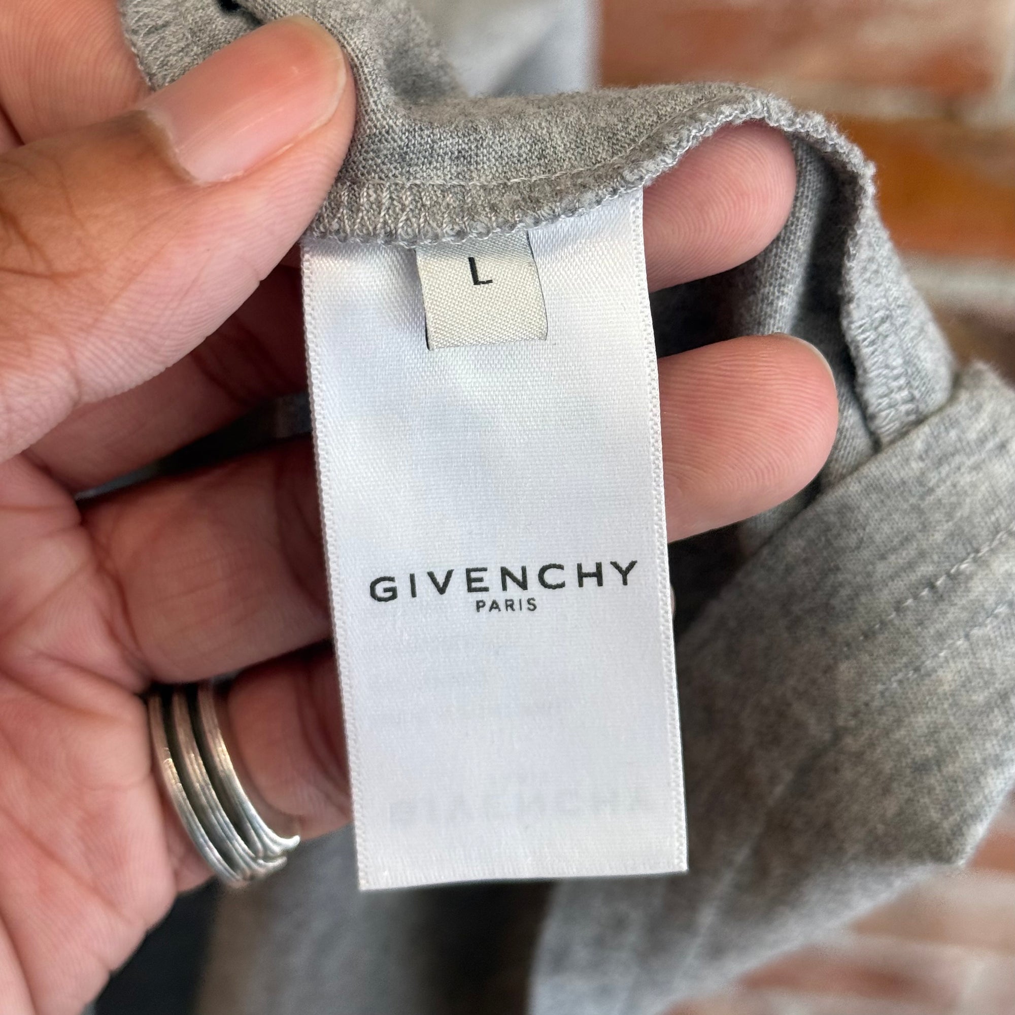 GIVENCHY GEARHEAD LONGSLEEVE ‘GREY’