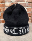 CHROME HEARTS BIG DADDY CASHMERE BEANIE ‘BLACK’