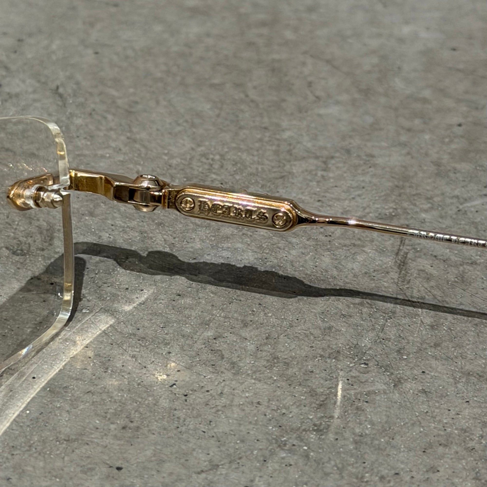 CHROME HEARTS SOFFFFFFFFERS II GLASSES ‘GOLD’