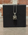 CHROME HEARTS FRAMED HEART NECKLACE ‘SILVER’