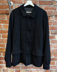 UNDERCOVER FW23 FELTED WOOL MANDARIN JACKET ‘BLACK’