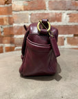 COACH BELTED CAMERA BAG ‘BURGUNDY’