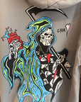 WARREN LOTAS x MATTY BOY GRIM REAPER HOODIE ‘SLATE BLUE’