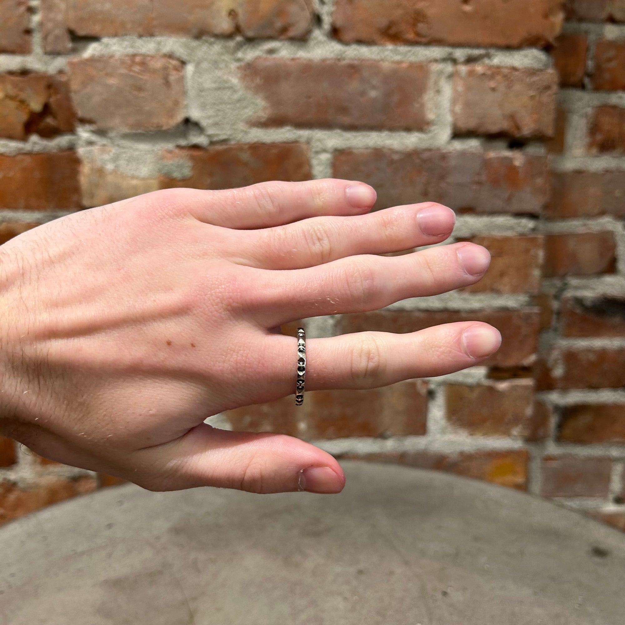 CHROME HEARTS TFP TRUE F*CKING PUNK RING 'SILVER'