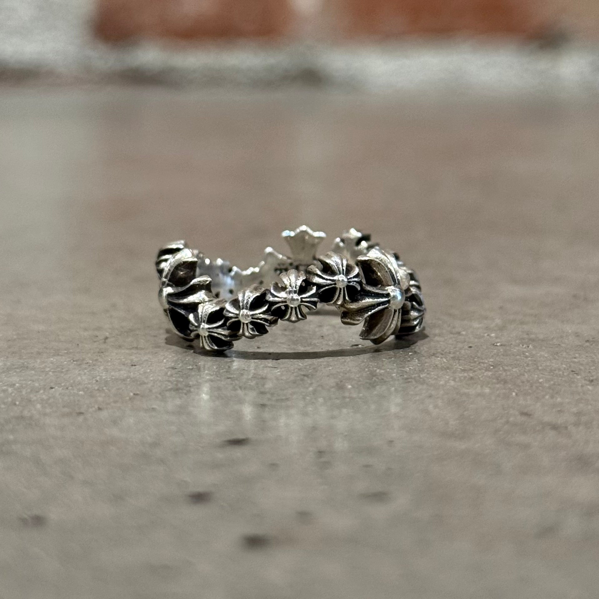 CHROME HEARTS WAVE PLUS RING ‘SILVER’