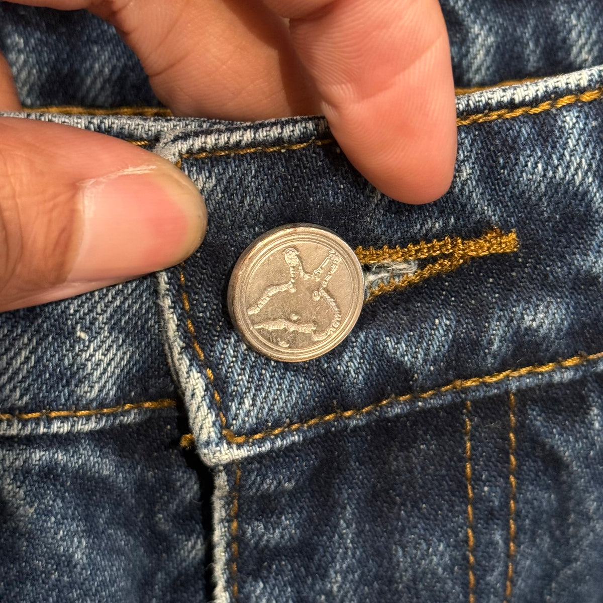 BASKETCASE WIDE BAGGY DENIM ‘BLUE’
