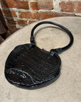 VIVIENNE WESTWOOD HEART CLUTCH PURSE 'BLACK'