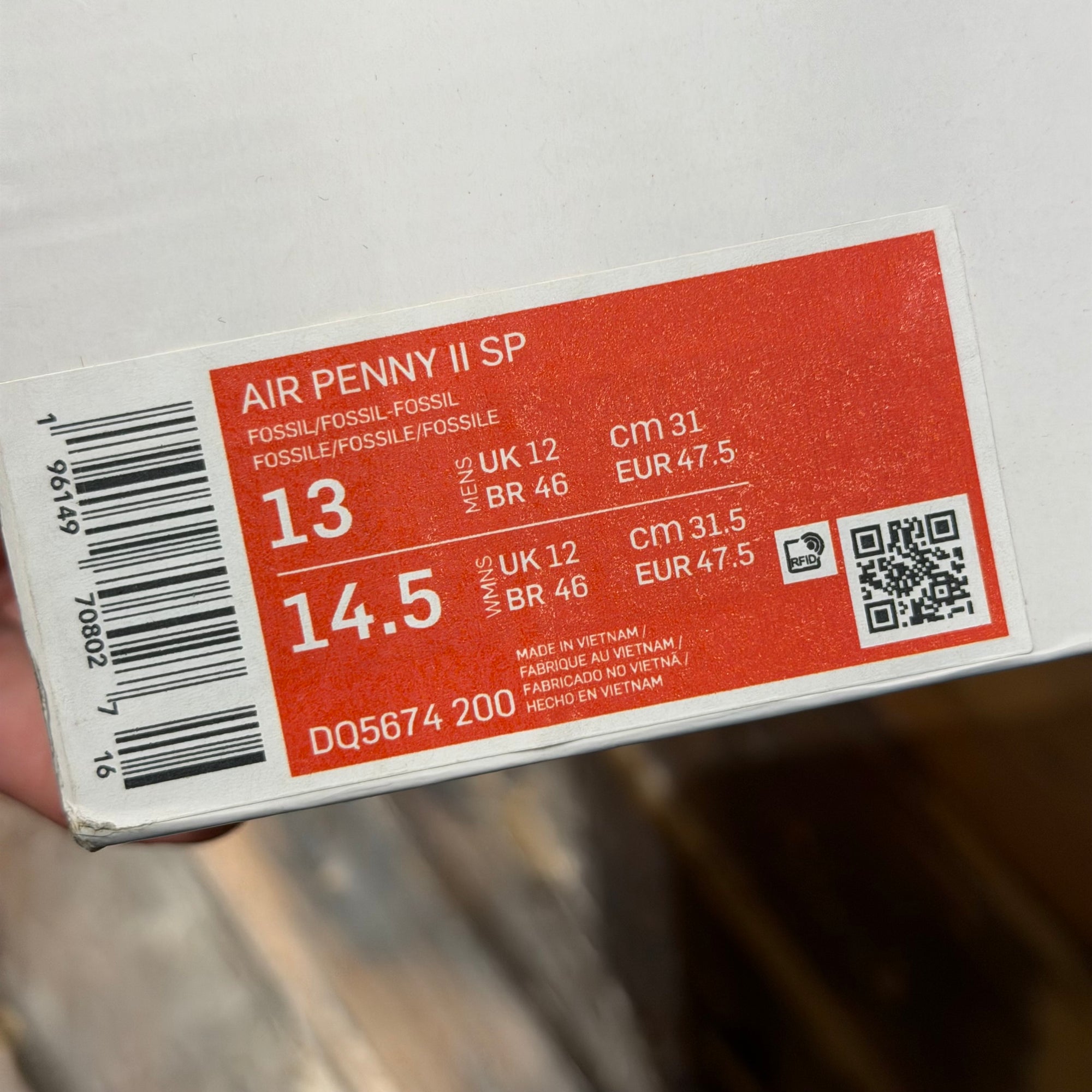 STUSSY X NIKE AIR PENNY II ‘CREAM’