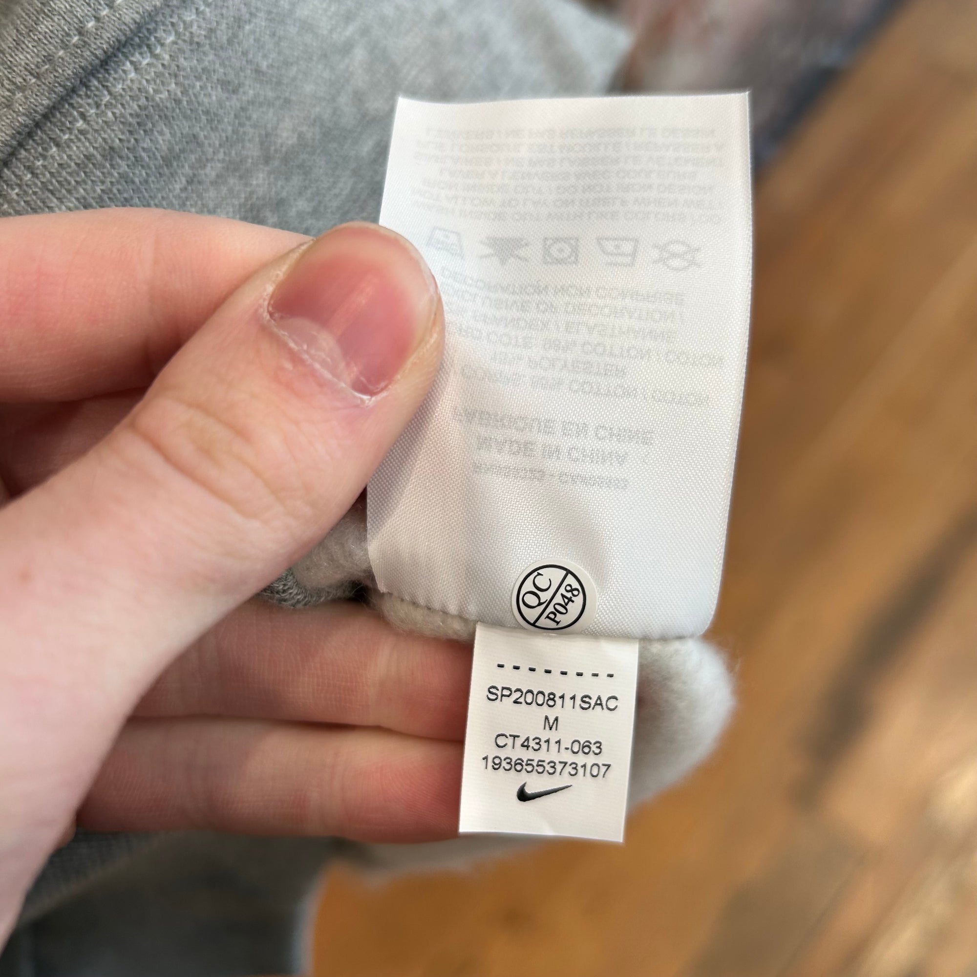 STUSSY X NIKE CREWNECK ‘GRAY’