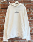 MAISON MARGIELA REVERSED LOGO HOODIE ‘WHITE’