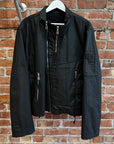 SOMAR PERIL WAXED MOTO JACKET ‘BLACK’