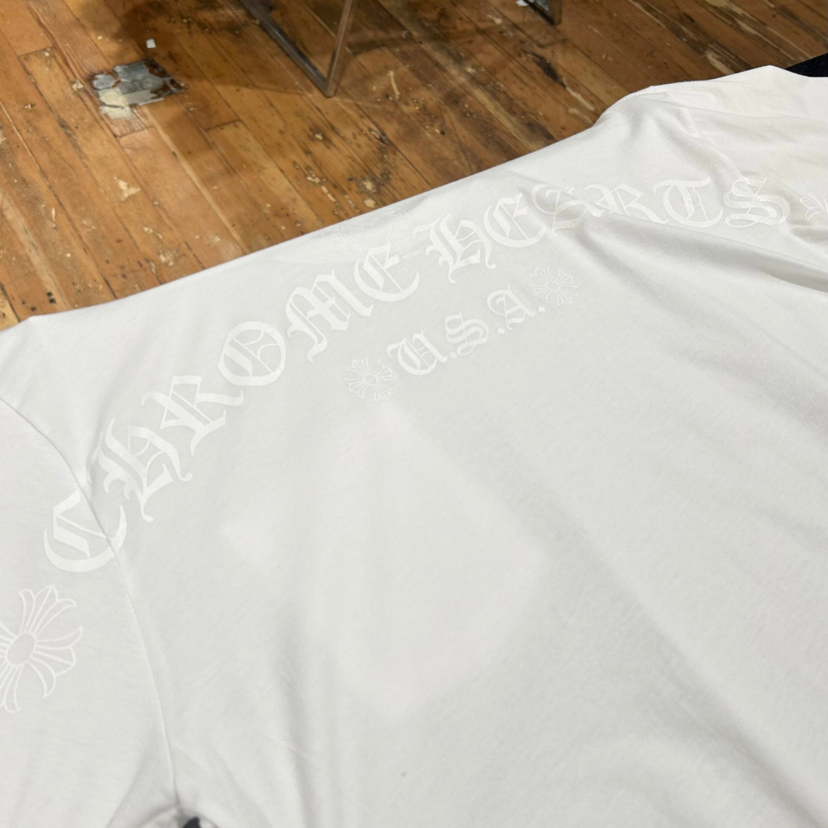 CHROME HEARTS ONLINE EXCLUSIVE FLORAL LONGSLEEVE ‘WHITE’