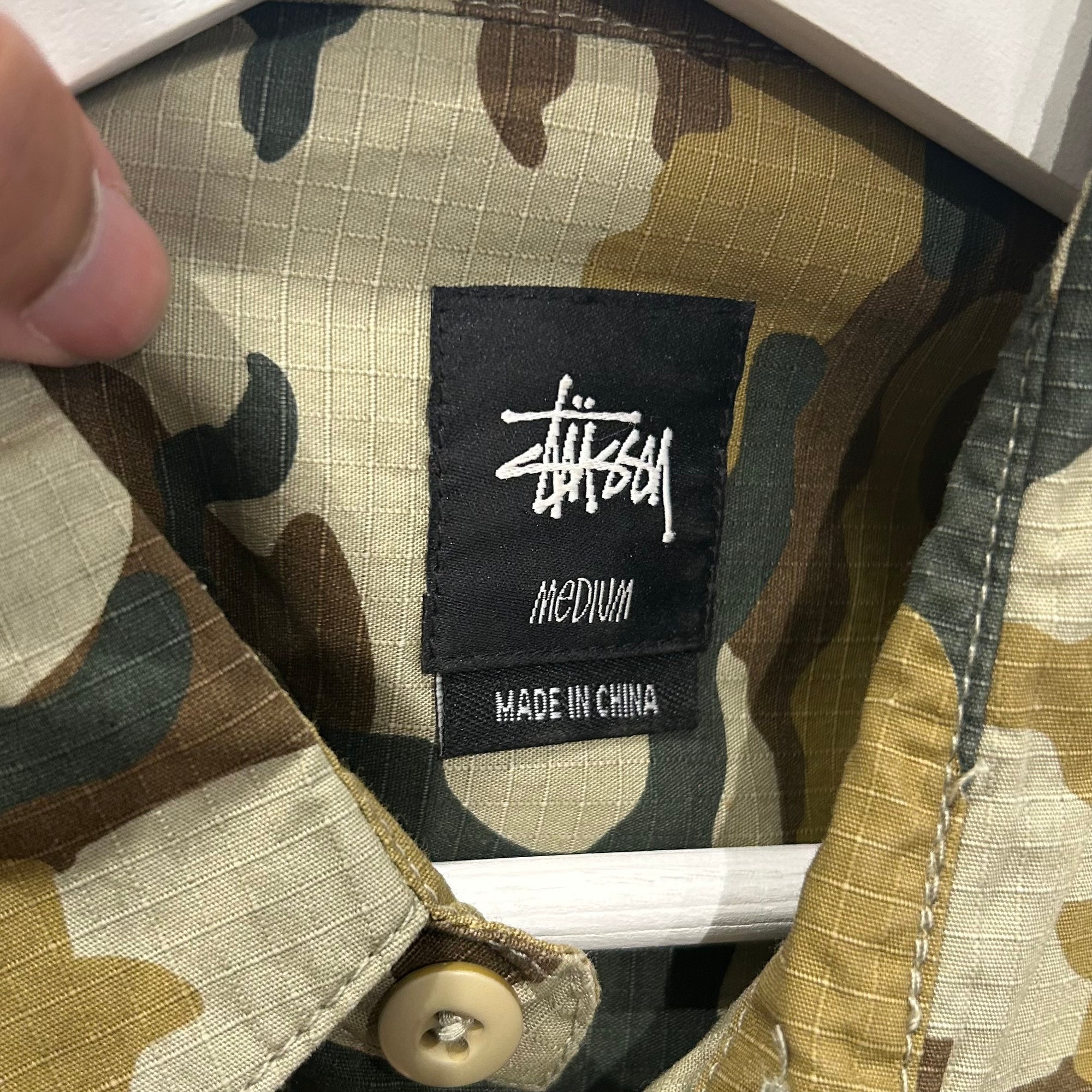 STUSSY MILITARY CAMO FIELD SHIRT ‘MULTI’