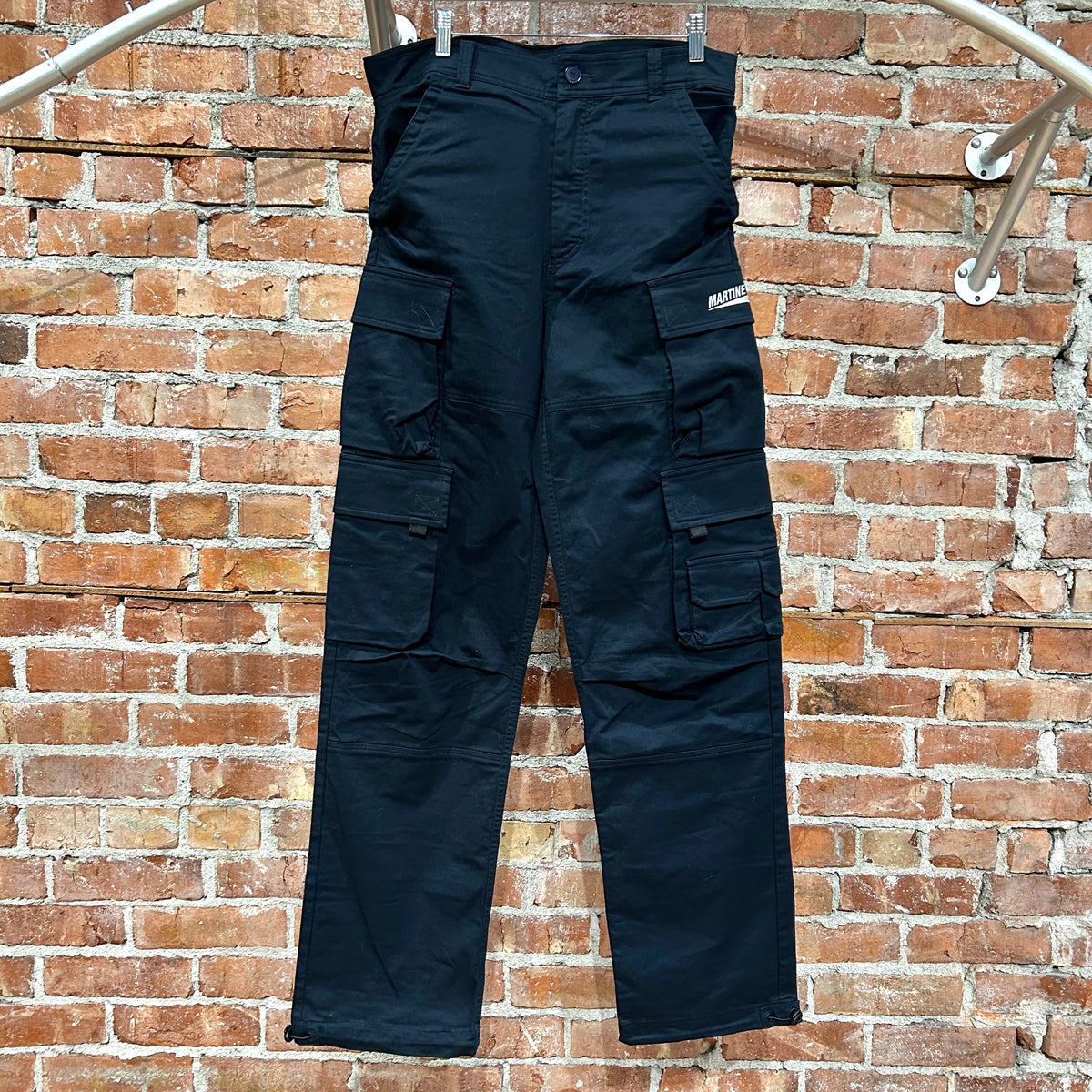 MARTINE ROSE PULLED CARGO PANTS ‘NAVY’