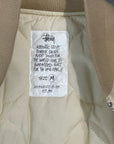 STUSSY REVERSIBLE MA-1 FLIGHT BOMBER JACKET ‘CREAM’