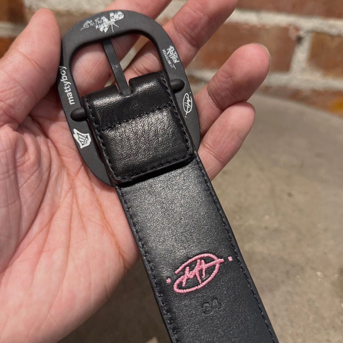 ANTI PROMO MATTY BOY CHOMPER BELT 'BLACK/BLUE'